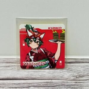 Overwatch 2 DiCE Collaboration Cafe Sticker Mini Kiriko Japan US Seller